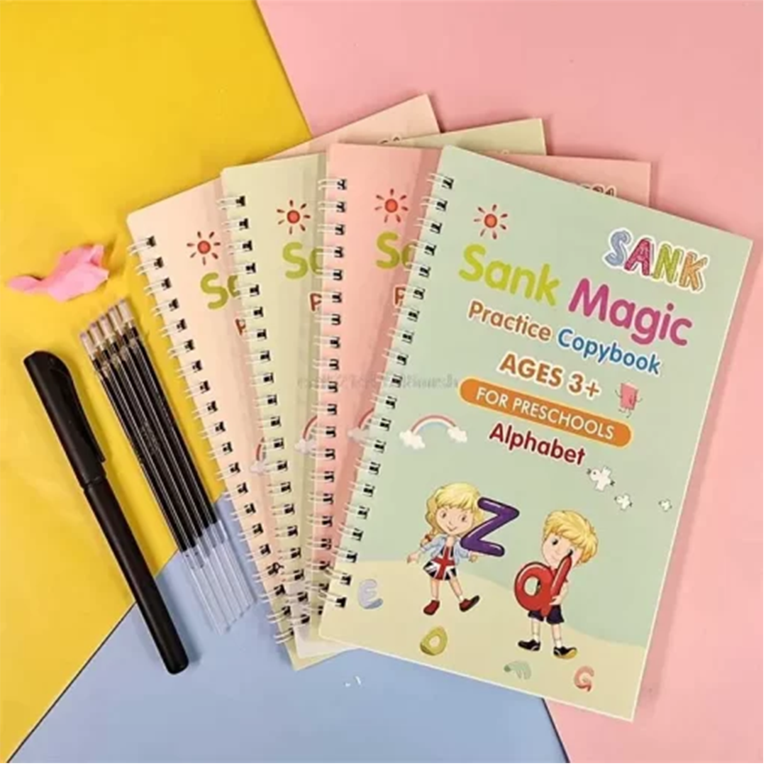 Sank Magic Practice CopyBook - Set Of 4